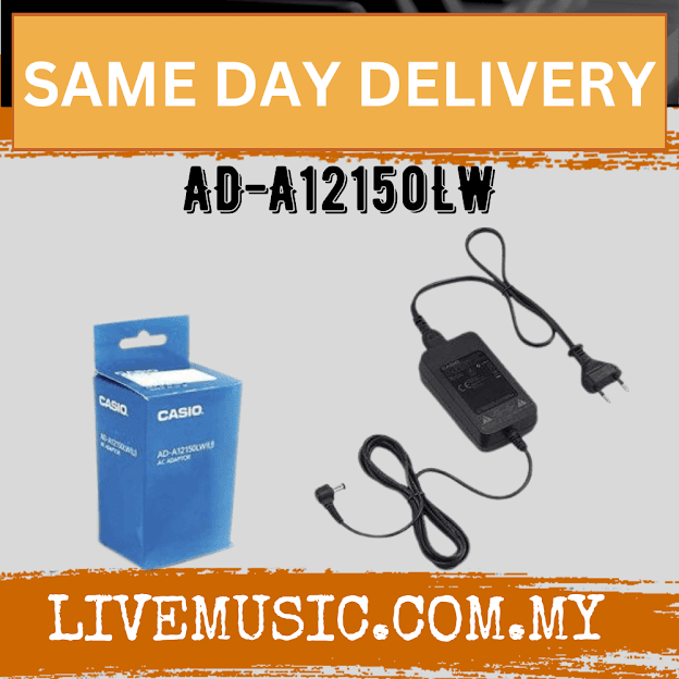Casio AD-A12150LW 12V adapter For PX160/PX360/PX770/PX870/AP270/AP470