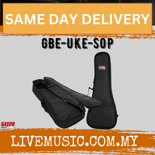 Gator GBE-UKE-SOP Soprano Ukulele Gig Bag (GBEUKESOP)