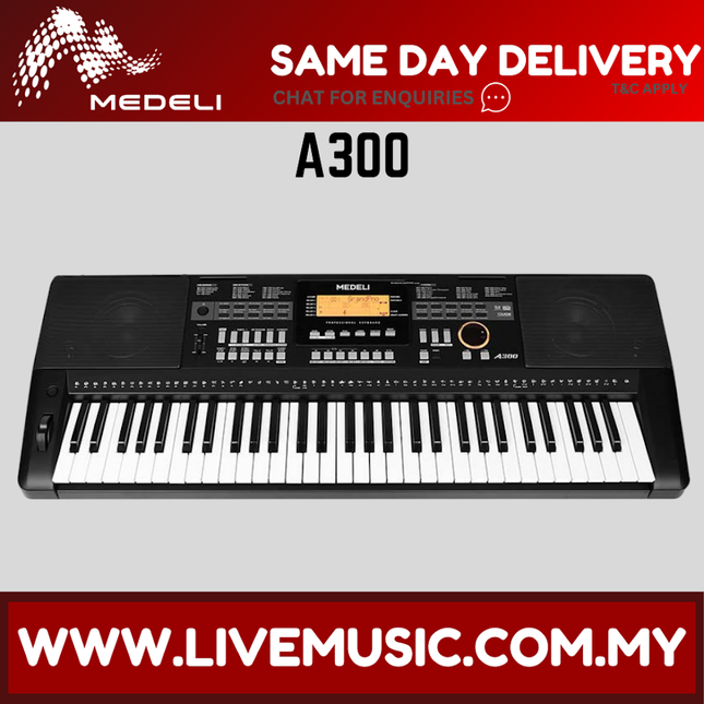 Medeli A300 Aspire Series 61 Keys Portable Keyboard ( A-300 / A 300 )