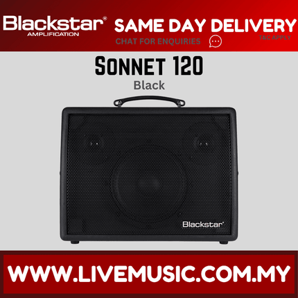 BLACKSTAR SONNET 120 Guitar Acoustic Amplifier Series -Black (SONNET120)