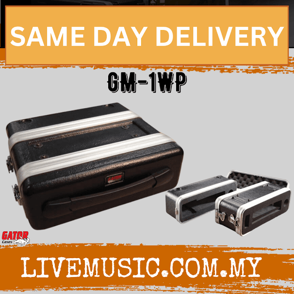 Gator GM-1WP ATA Molded Single Wireless Mic System Case (GM1WP)