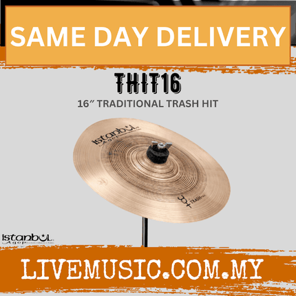Istanbul Agop THIT16 16"Traditional Trash Hit Cymbal (THIT 16/THIT-16)