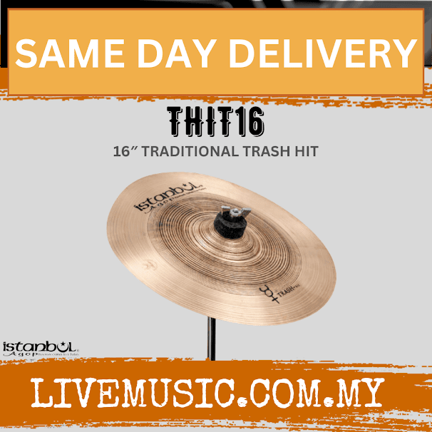 Istanbul Agop THIT16 16"Traditional Trash Hit Cymbal (THIT 16/THIT-16)