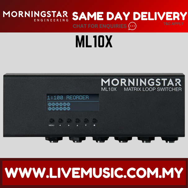 Morningstar ML10X Stereo Reorderable Loop Switcher ( ML 10X / ML-10X )