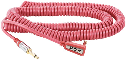 Vox VCC90 9M Vintage Coiled Guitar Cable - Red (VCC-90/ VCC 90)
