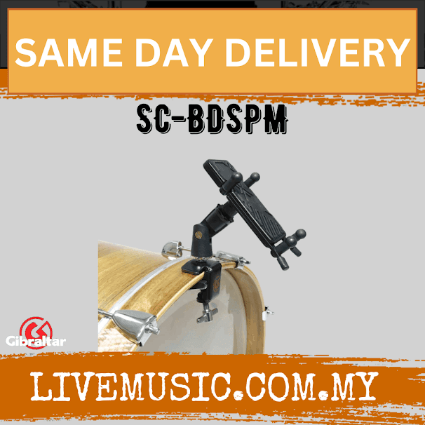 Gibraltar SC-BDSPM Bass Drum Smart Phone Mount (SC BDSPM/SCBDSPM)