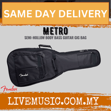 Fender Metro Semi-Hollow Body Bass Guitar Gig Bag