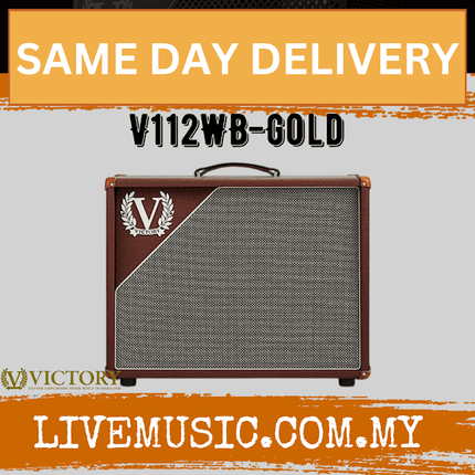 Victory V112WB-Gold 1 x 12 Extension Speaker Cabinet