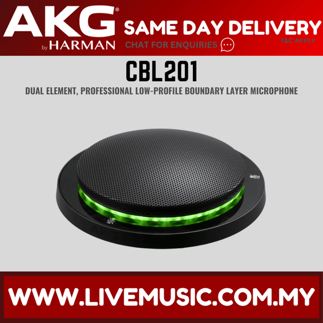 AKG CBL201B Dual Element Boundary Layer Microphone (CBL-201B/CBL 201B)