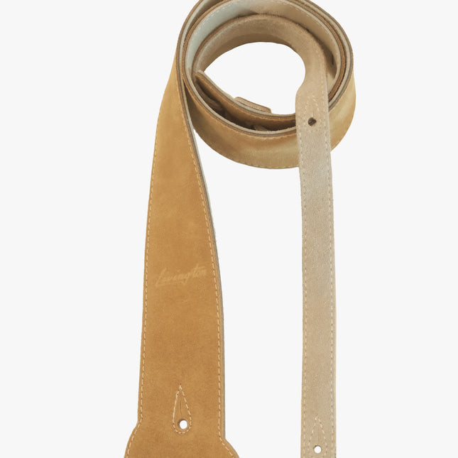 Livingston RST-25 2.5 Inch Rockstar Suede Guitar Strap,Tan ( RST25 RST 25 )