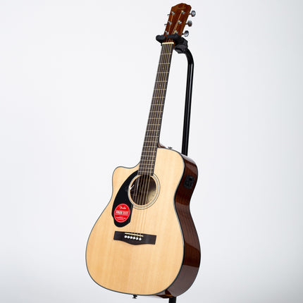 Fender CC-60SCE Concert Left-Handed Acoustic-Electric Guitar - Natural (CC60SCE/CD 60SCE)