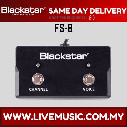 Blackstar FS-8 2 Button Footswitch ( FS 8 FS8 )