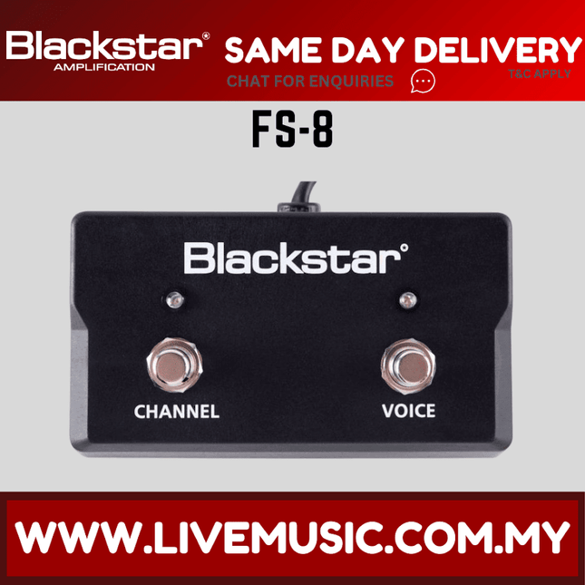 Blackstar FS-8 2 Button Footswitch ( FS 8 FS8 )