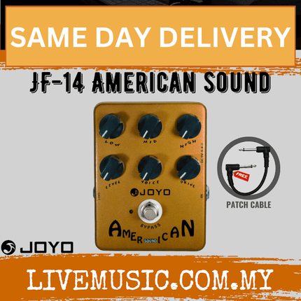 Joyo JF-14 American Sound Overdrive Electric Guitar Effect Pedal 57 Deluxe Sound ( JF14 / JF 14 )