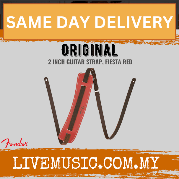 Fender Original Guitar Strap - Fiesta Red