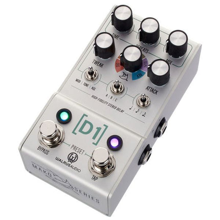 Walrus Audio MAKO Series D1 High-Fidelity Delay V2 Guitar Effects Pedal