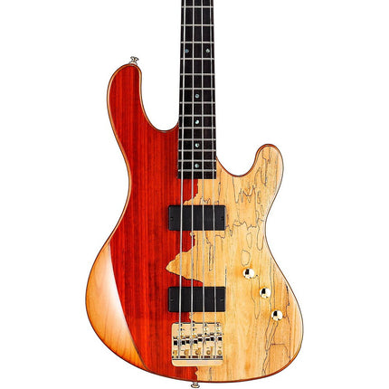 Cort Jeff Berlin Signature Series Rithimic Bass Guitar Ebony Fretboard with Bag - Natural Glossy