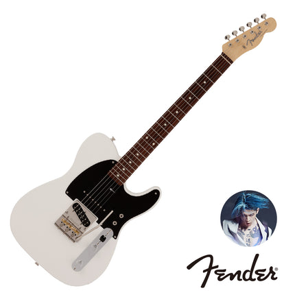 Fender Japan Miyavi Telecaster Electric Guitar, Rosewood Fretboard with FREE Gig Bag - Arctic White