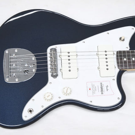 Fender Japan Hybrid II Jazzmaster Electric Guitar, RW Fretboard - Gun Metal Blue