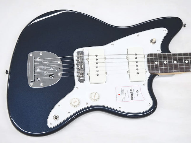 Fender Japan Hybrid II Jazzmaster Electric Guitar, RW Fretboard - Gun Metal Blue