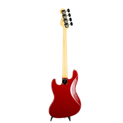Fender FSR Collection Traditional Late 60s Jazz Bass Guitar, RW FB, Dakota Red