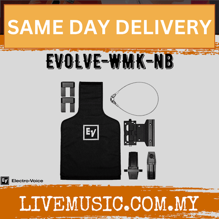 EV Electro-Voice EVOLVE-WMK-NB Wall mount kit, EVOLVE, NL4, Black ( EVOLVEWMKNB / EVOLVE WMK NB )