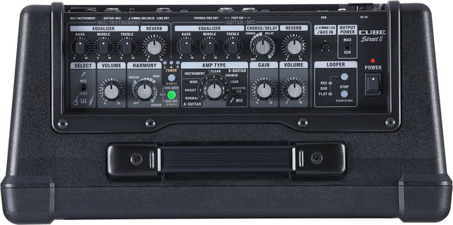 Boss CUBE Street 2 - 2x6.5" 10-watt Battery Powered Combo Amplifier - Black ( CUBE Street II )