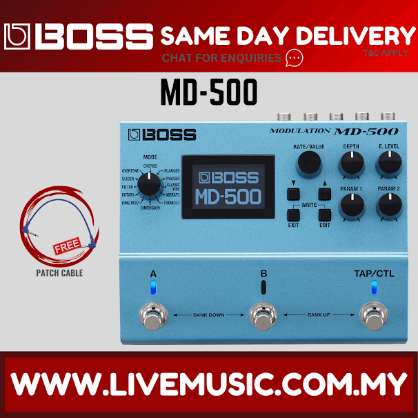 Boss MD-500 Modulation Pedal (MD500)