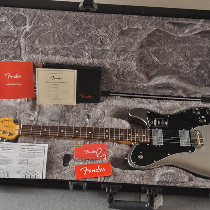Fender American Professional II Telecaster Deluxe Electric Guitar, Rosewood Fretboard - Mercury
