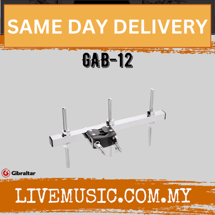 Gibraltar GAB-12 3-Post Percussion Mount Clamp (GAB12/GAB 12)