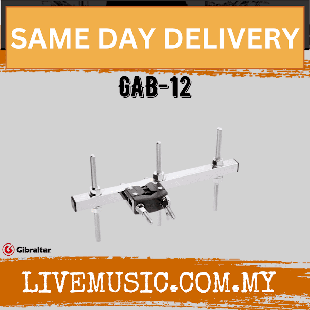 Gibraltar GAB-12 3-Post Percussion Mount Clamp (GAB12/GAB 12)