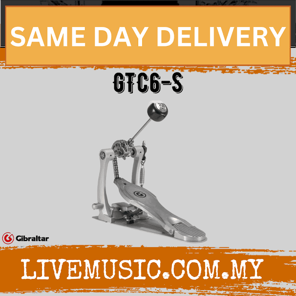 Gibraltar GTC6-S Tour Class Double Chain Single Bass Drum Pedal ( GTC6 S / GTC6S )