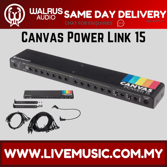 Walrus Audio Canvas Link 15 Pedal Power Supply