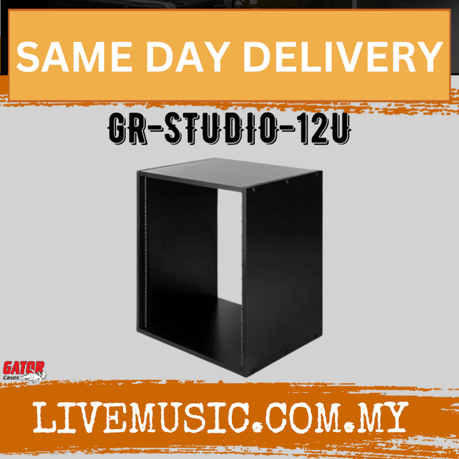 Gator GR-STUDIO-12U Studio Rack Cabinet (GRSTUDIO12U/GR STUDIO 12U)