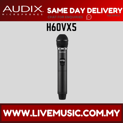 Audix H60 VX5 Wireless Microphone Handheld Transmitter (H60-VX5/ H60VX5)