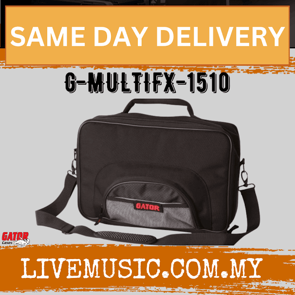 Gator G-MULTIFX-1510 - 15"x10" Effects Pedal Bag (GMULTIFX1510)