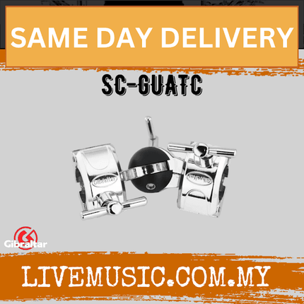 Gibraltar SC-GUATC Chrome Series Ultra Adjust Tube Connector (SC GUATC/ SCGUATC)