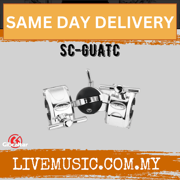 Gibraltar SC-GUATC Chrome Series Ultra Adjust Tube Connector (SC GUATC/ SCGUATC)