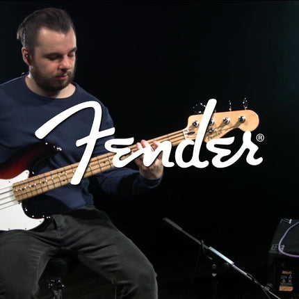 Fender American Performer Jazz Bass Guitar, Rosewood Fretboard with Bag - 3-Tone Sunburst