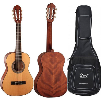 Cort AC50 Classical Guitar with Gig Bag - Open Pore (AC 50/AC-50)