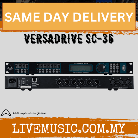 WHARFEDALE PRO VERSADRIVE SC 36 DSP Series 2 In 6 Out Speaker Management System (SC-36 SC36)
