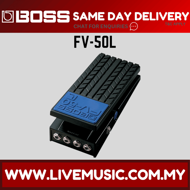 Boss FV-50L - Stereo Volume Pedal (FV50L/FV50H/FV-50H/FV50)
