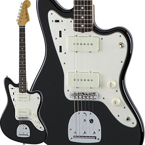 Fender Japan Traditional II 60s Jazzmaster Electric Guitar, Rosewood Fretboard - Black