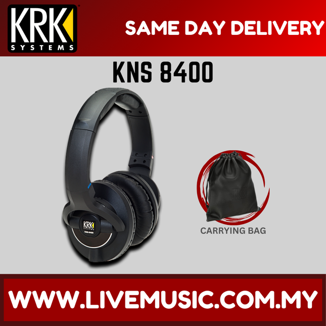KRK KNS-8400 Studio Monitor Headphones (KNS8400 / KNS 8400)