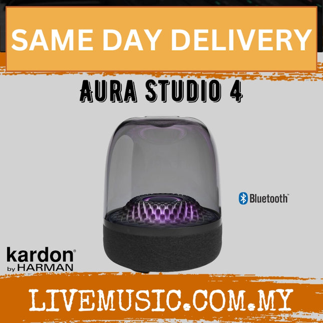 Harman Kardon Aura Studio 4 Bluetooth Home Speaker - Black ( AuraStudio4 / Aura4 / Aura 4 )