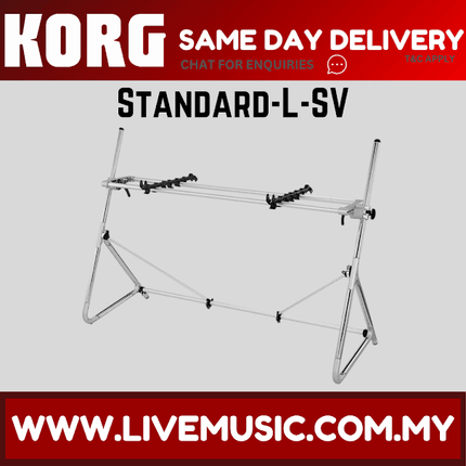 KORG SEQUENZ STANDARD-L-SV KEYBOARD STAND ( STANDARD L SV / STANDARDLSV )