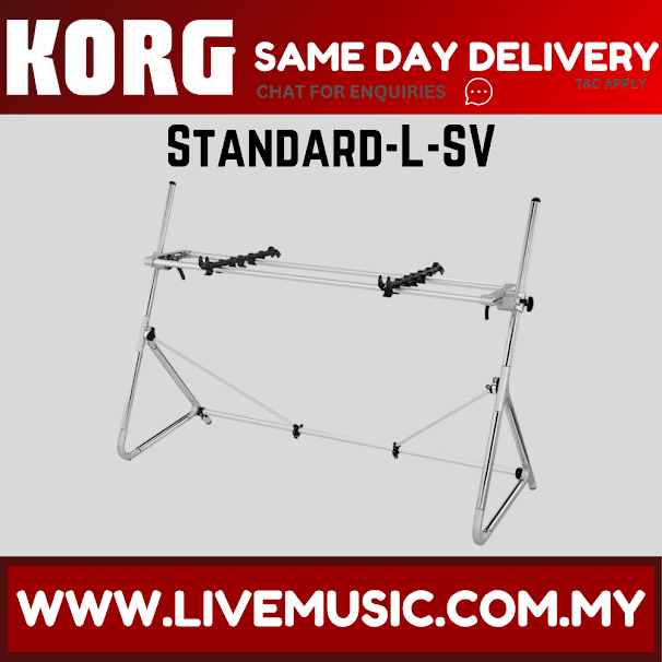 KORG SEQUENZ STANDARD-L-SV KEYBOARD STAND ( STANDARD L SV / STANDARDLSV )