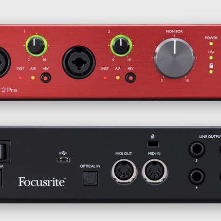 Focusrite Clarett+ 2Pre USB-C Audio Interface