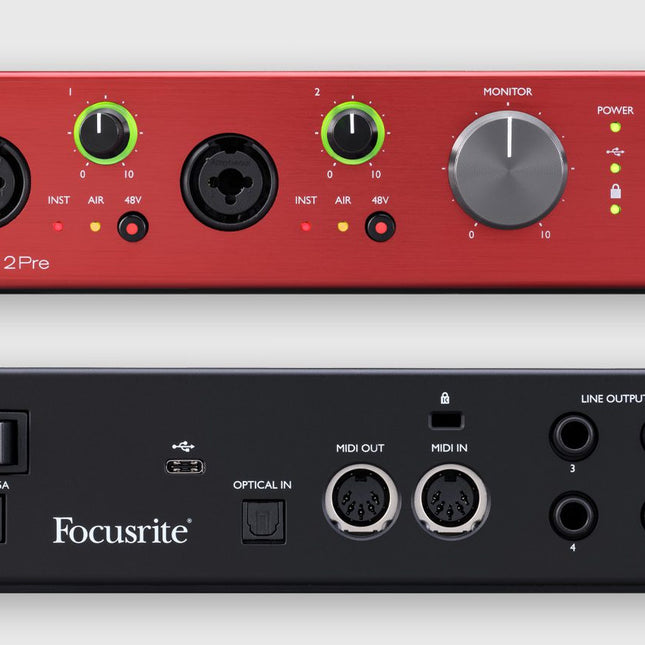Focusrite Clarett+ 2Pre USB-C Audio Interface