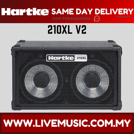 Hartke 210XL V2 - 2x10", 200 Watt Bass Cabinet (210-XL-V2/210XLV2)